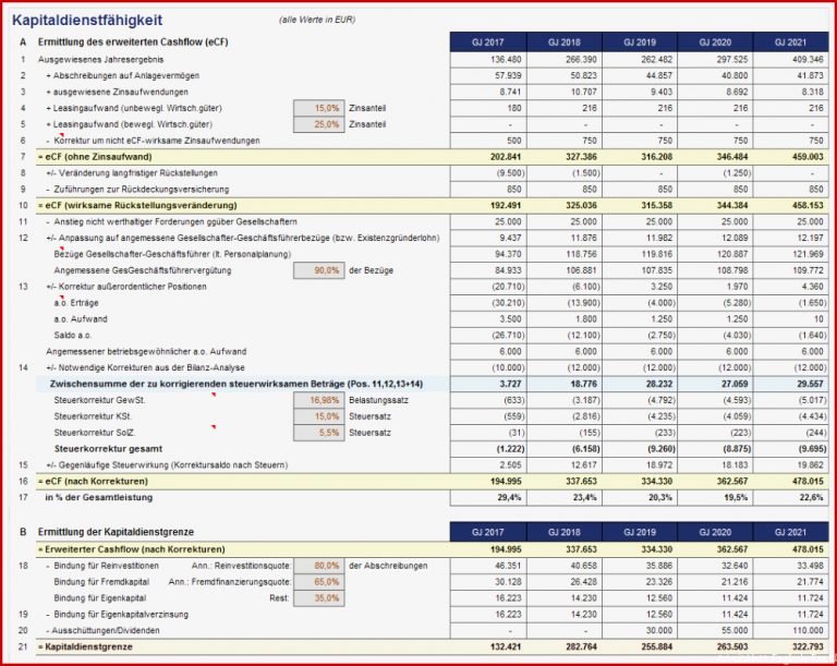 Excel Finanzplan Tool PRO Screenshots Fimovi