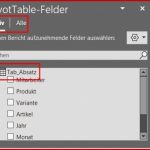 Excel-tabellenblÃ¤tter In Einer Pivot-tabelle ZusammenfÃ¼hren ...