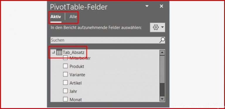 Excel-tabellenblÃ¤tter In Einer Pivot-tabelle ZusammenfÃ¼hren ...