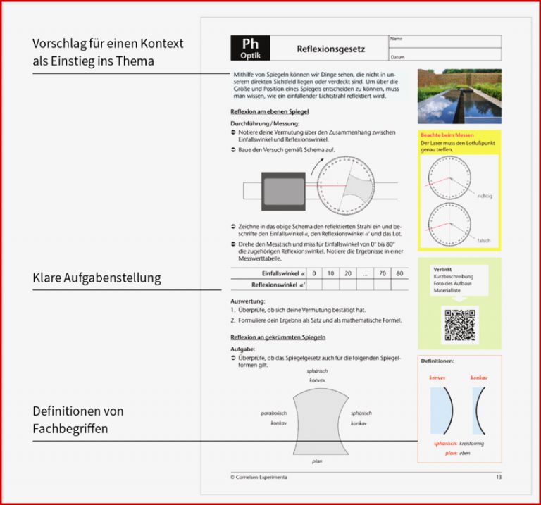 Experimentieren im Physik Unterricht — Cornelsen Experimenta