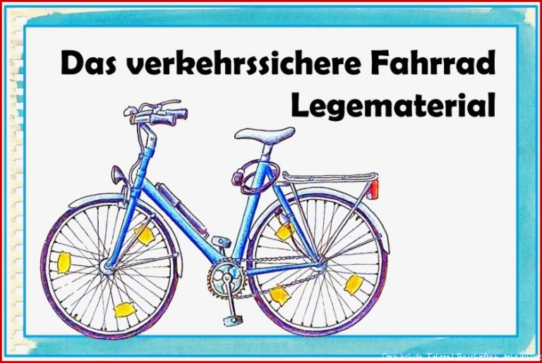 Fahrrad Grundschule Arbeitsblätter Worksheets