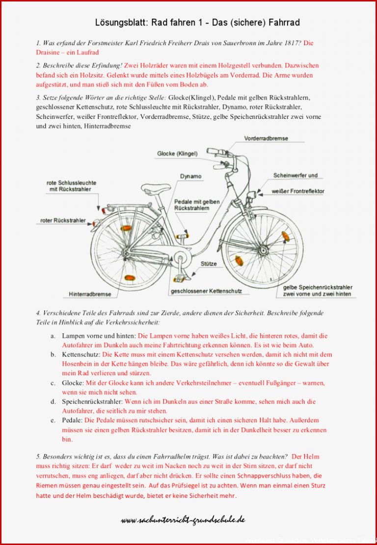 Fahrrad Verkehrszeichen Grundschule Zum Ausdrucken