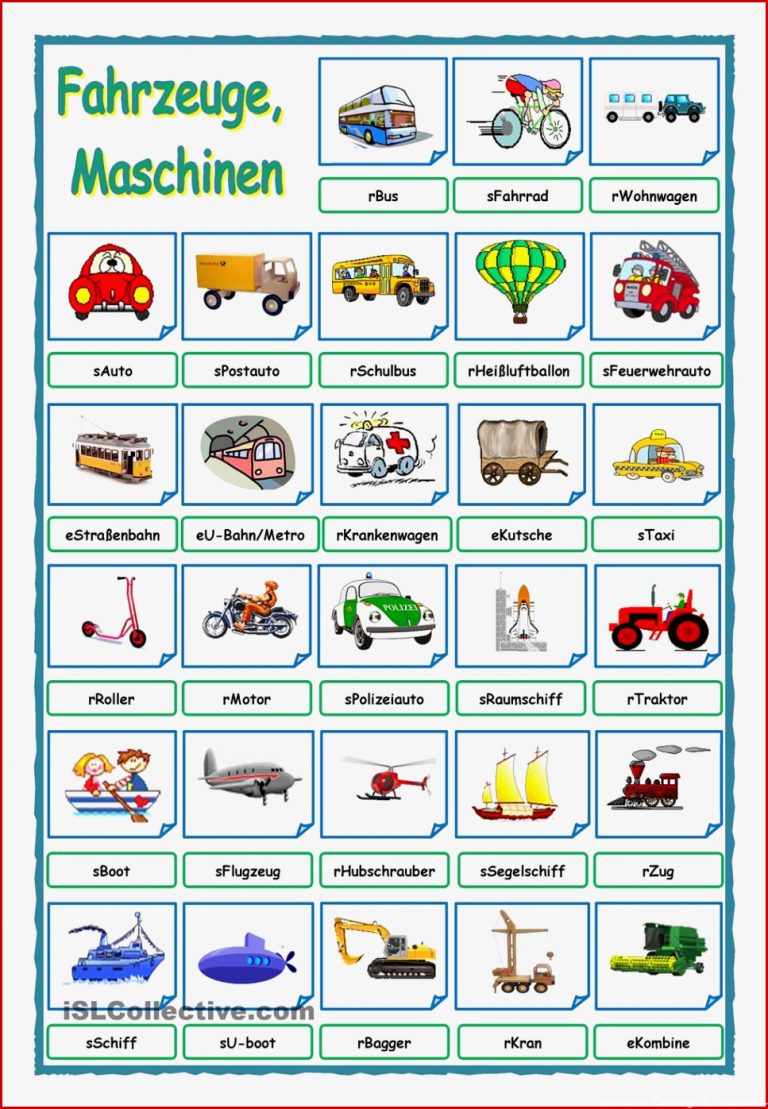 Fahrzeuge Maschinen