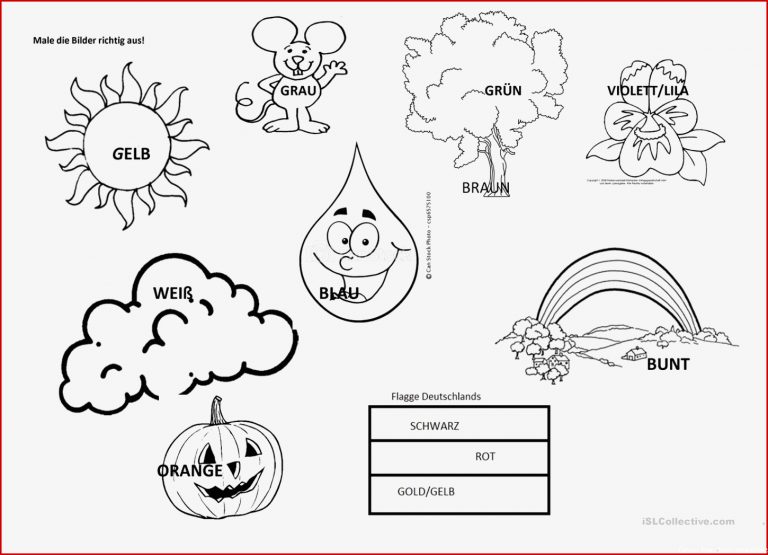 Farben Ab Mit Zwei Übungen Deutsch Daf Arbeitsblatter