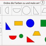 Farben Zuordnen Und Anmalen Level 1