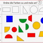 Farben Zuordnen Und Anmalen Level 2