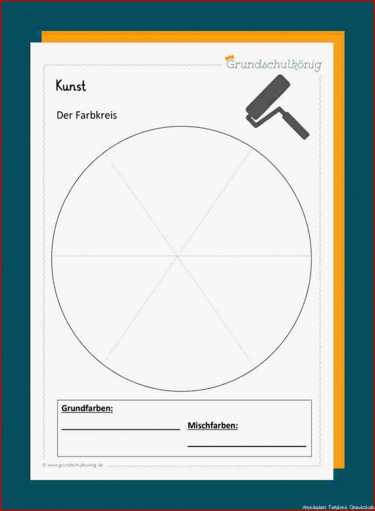 Farbkreis Vorlage Grundschule