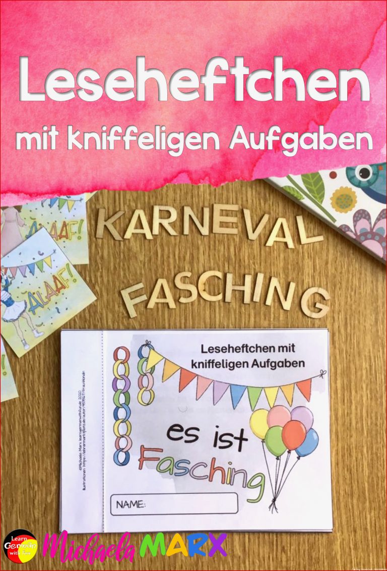 Faschungs und Karnevalslesebuch