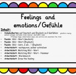 Feelings Englisch Grundschule Arbeitsblätter Gefühle