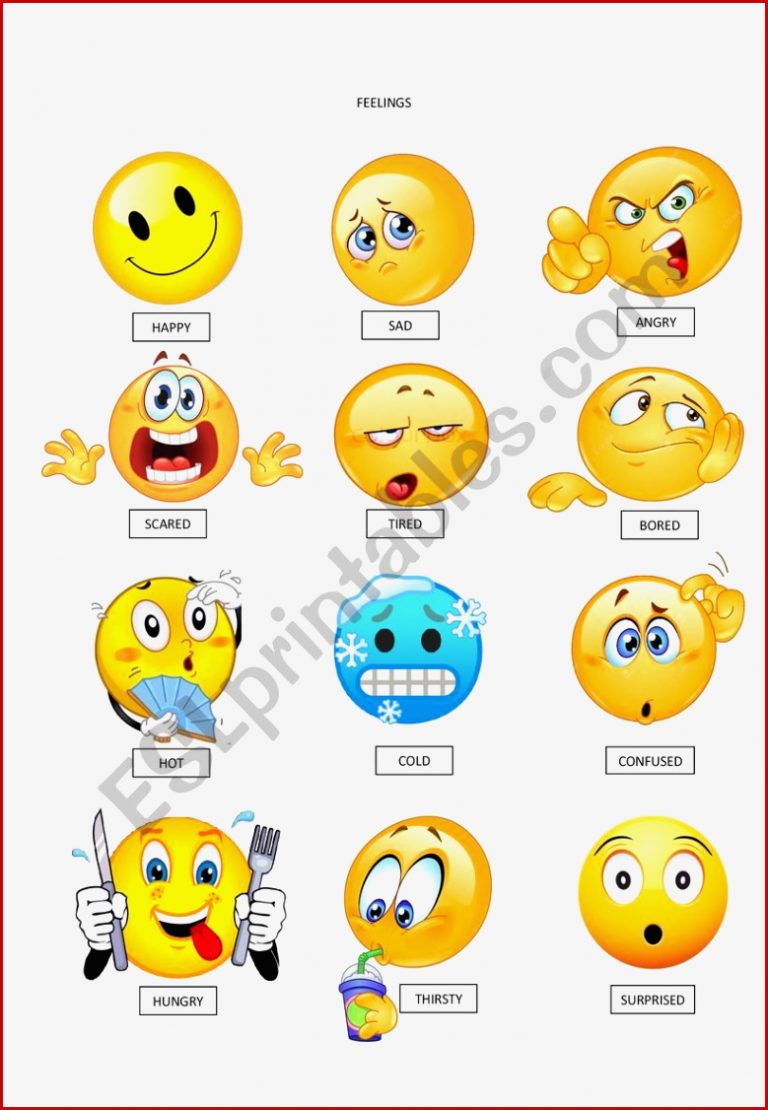 FEELINGS ESL worksheet by vesnal