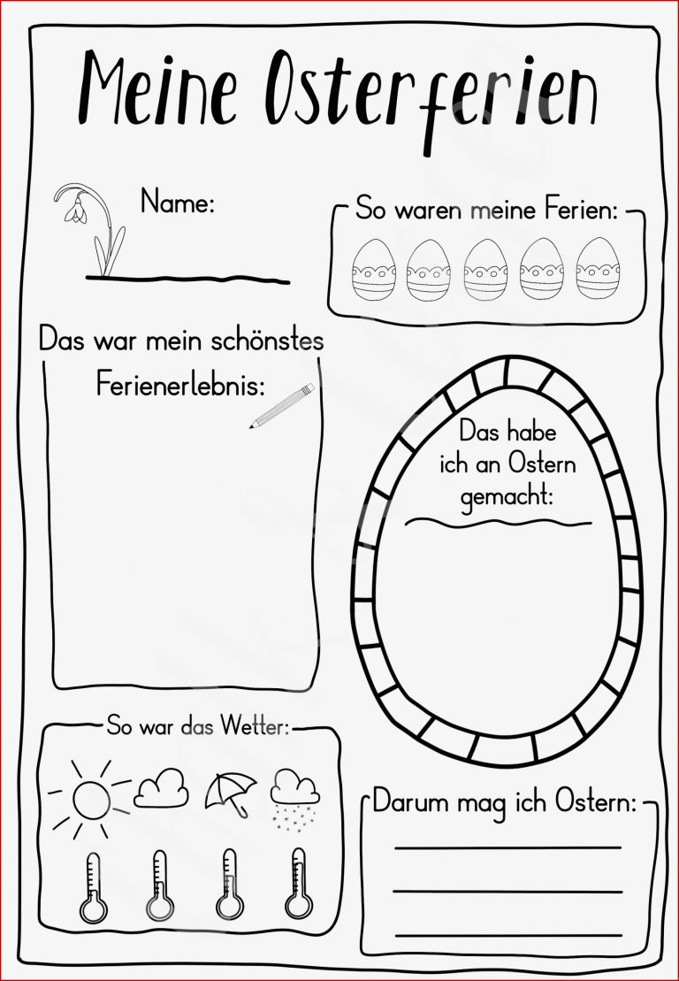 Ferienerlebnis Schreiben Grundschule Sommerferien