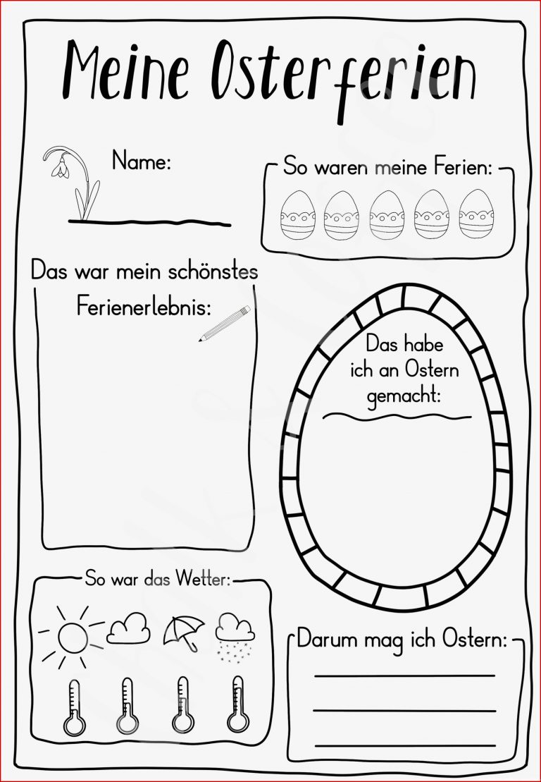 Ferienerlebnis Schreiben Grundschule sommerferien