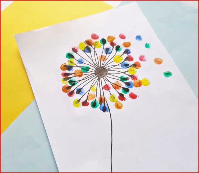 Finger Painting – Löwenzahn – Craftbits – Grundschule