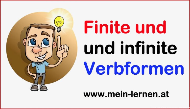 Finite Und Infinite Verbformen