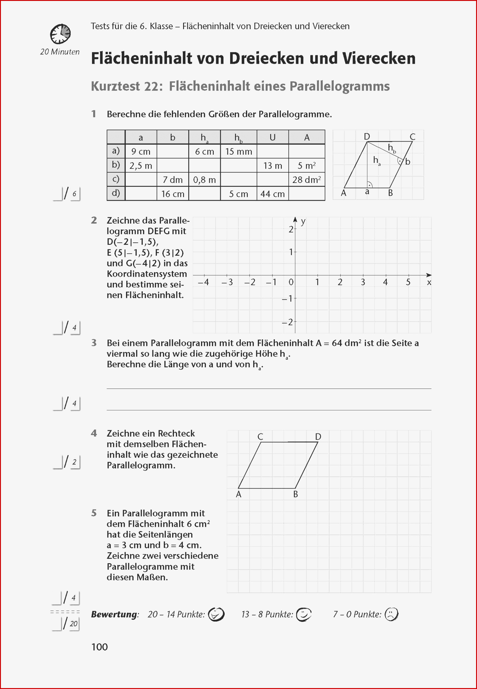 Fit In Test Und Klassenarbeit â Mathematik 5./6. Klasse Gymnasium ...