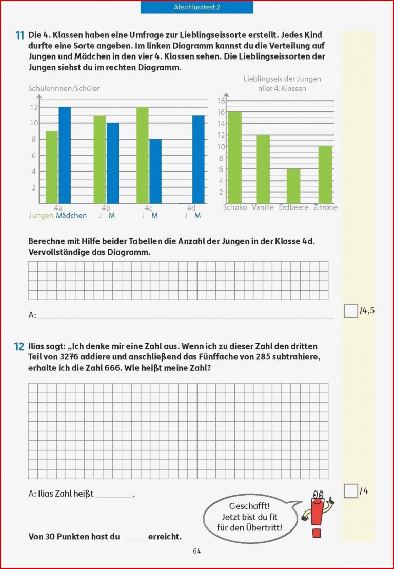 Fit Zum Übertritt Mathe 4 Klasse Buch Versandkostenfrei