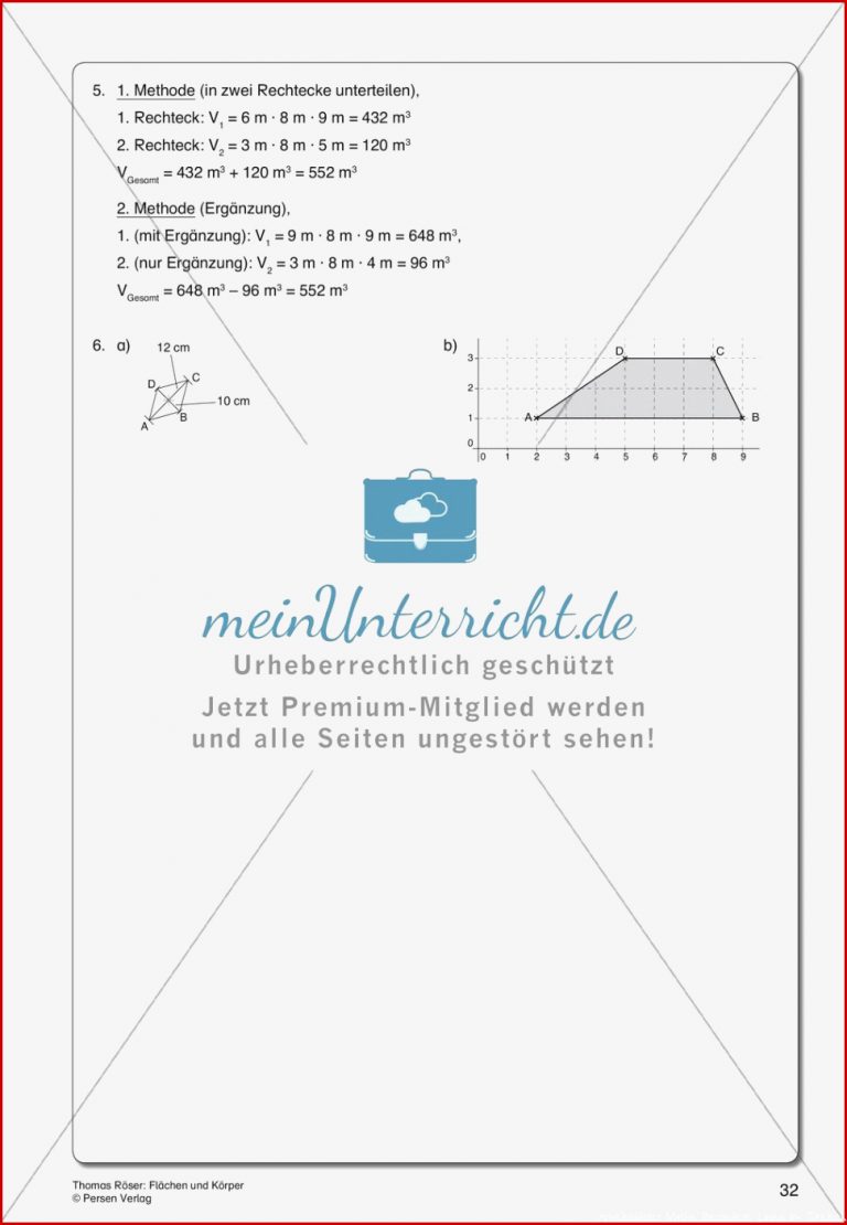 Flächen und Körper meinUnterricht