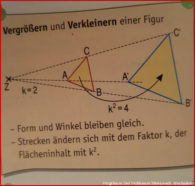 Flächen vergrößern und verkleinern. | Mathelounge