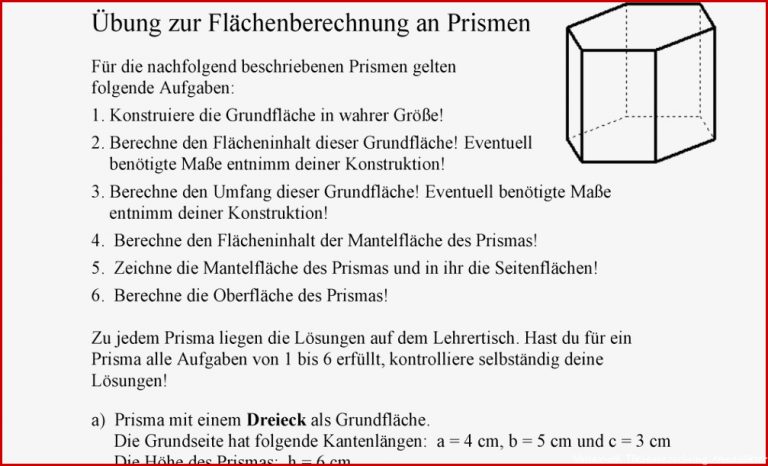 Flächenberechnung 6 Klasse Arbeitsblätter Worksheets