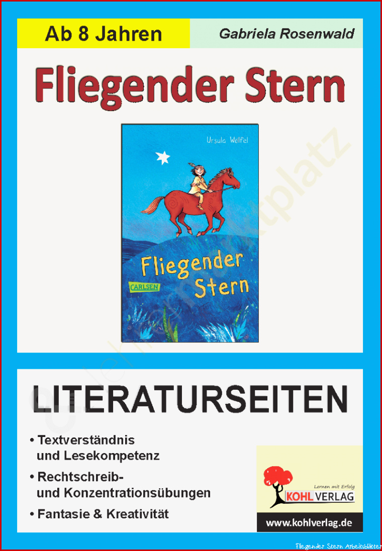 Fliegender Stern Literaturseiten – Unterrichtsmaterial