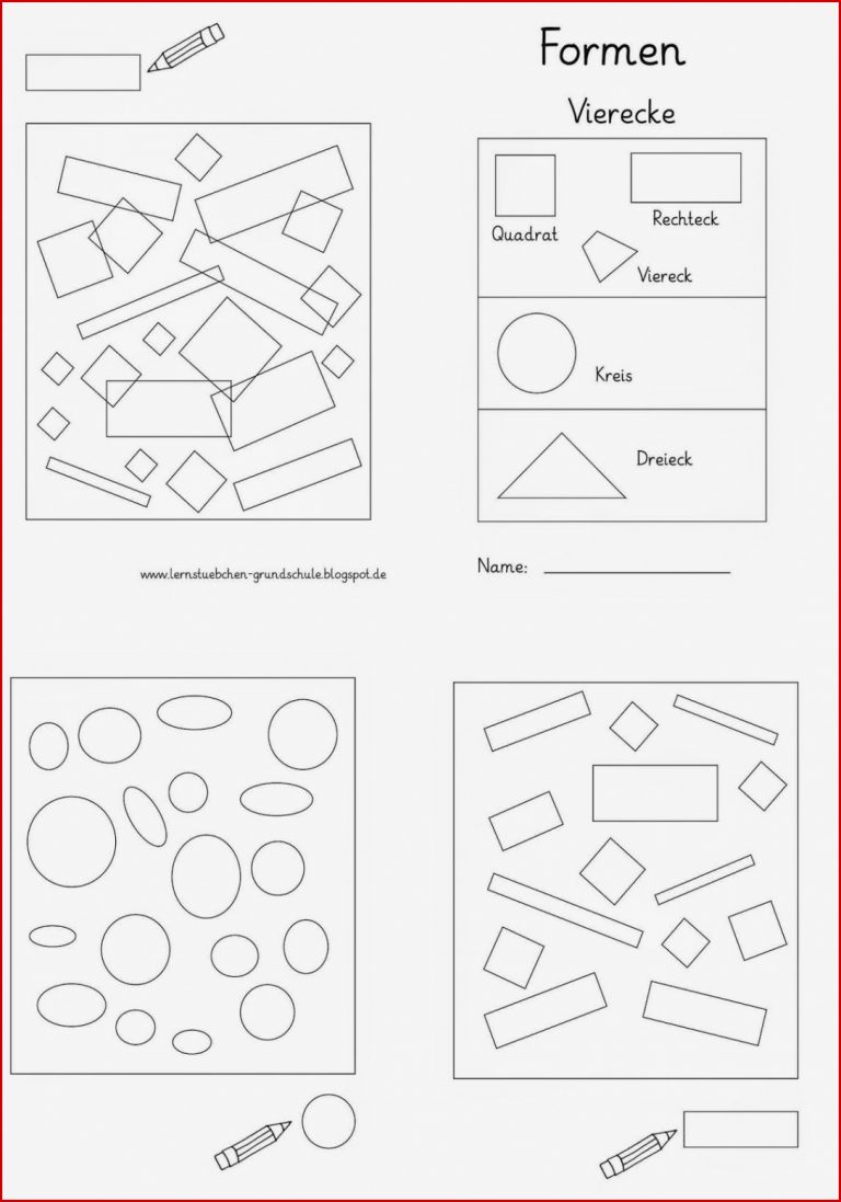 Formen Erkennen Lernstübchen