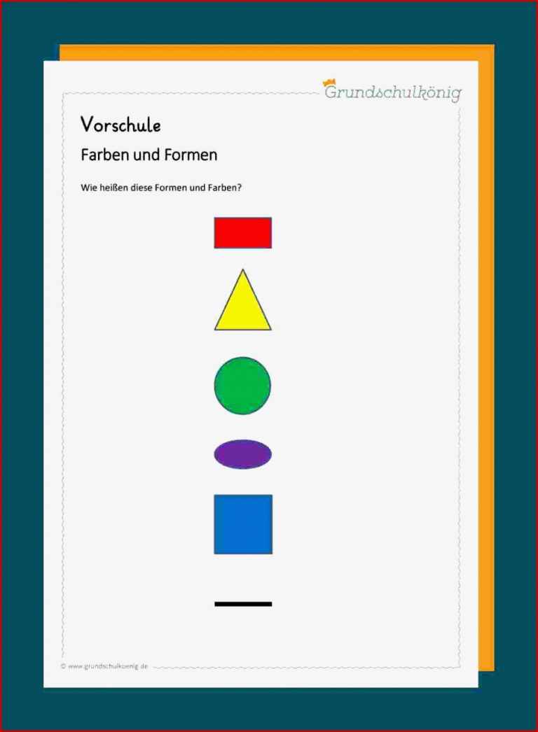 Formen Im Kindergarten Arbeitsblätter Kinderbilder