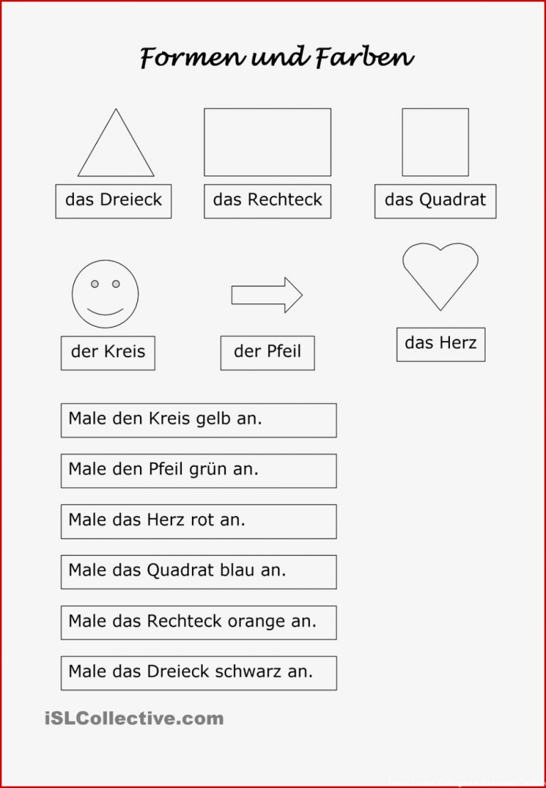 Formen und Farben