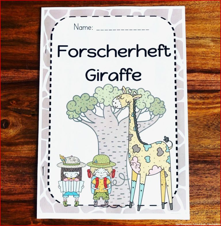 Forscherheft Giraffe ab Klasse 1