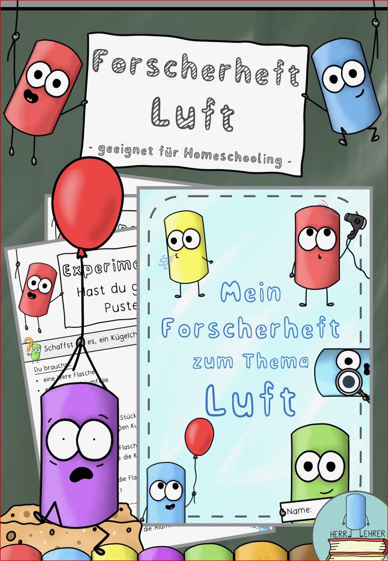 Forscherheft Luft 8 Experimente Für Grundschule