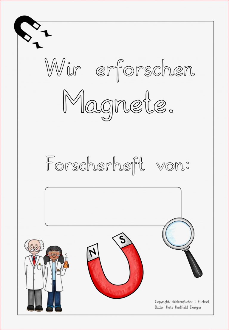 Forscherheft Magnetismus – Unterrichtsmaterial Im Fach