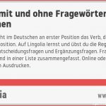 Fragen Mit Und Ohne FragewÃ¶rter Im Deutschen