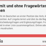 Fragen Mit Und Ohne FragewÃ¶rter Im Deutschen