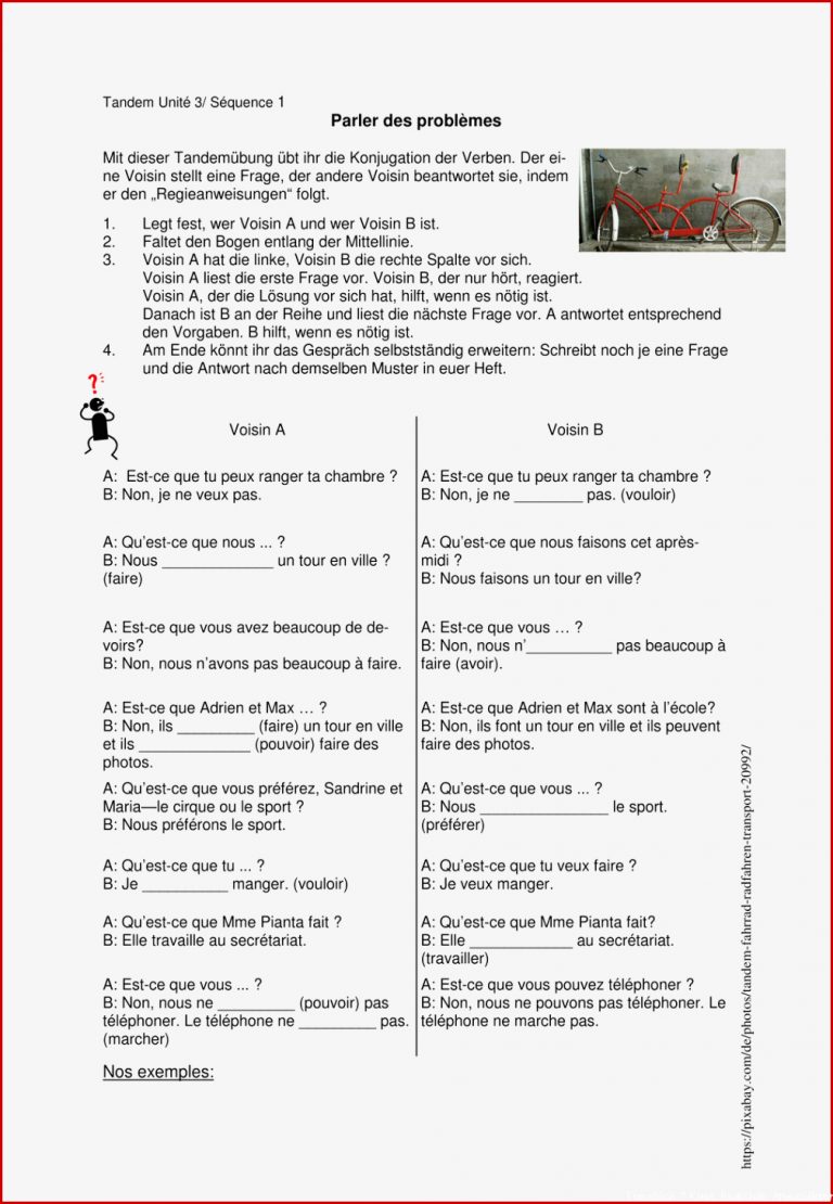 Französisch 7 Klasse Arbeitsblätter Worksheets