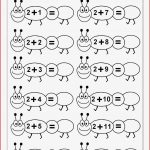 Free Printable Kindergarten Math Worksheets