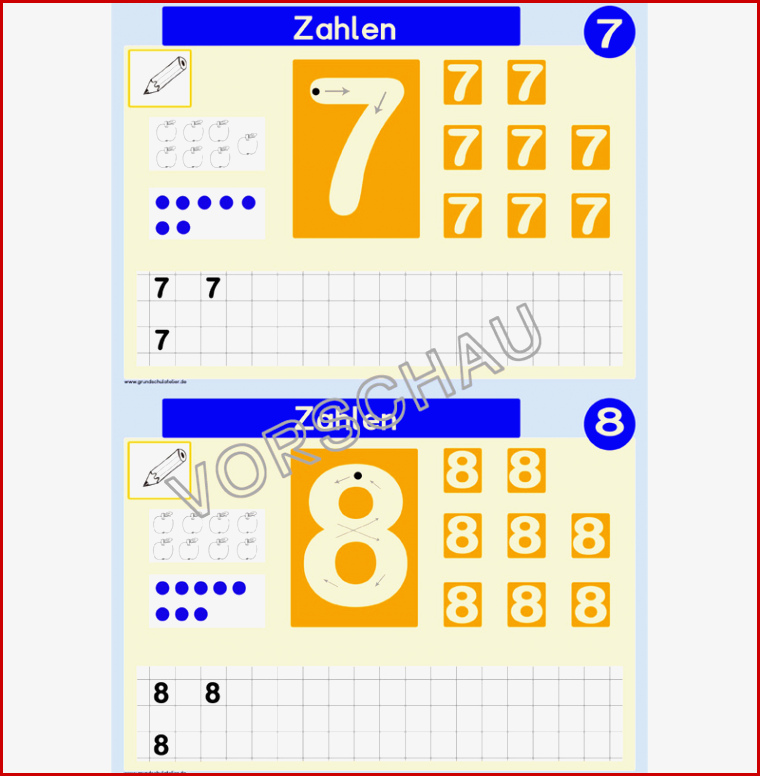 Freiarbeitskartei Mathe Klasse 1