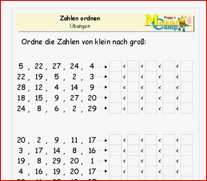 Ganze Zahlen Arbeitsblätter Pdf Worksheets