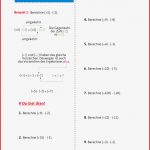 Ganze Zahlen Subtrahieren – Unterrichtsmaterial Im Fach