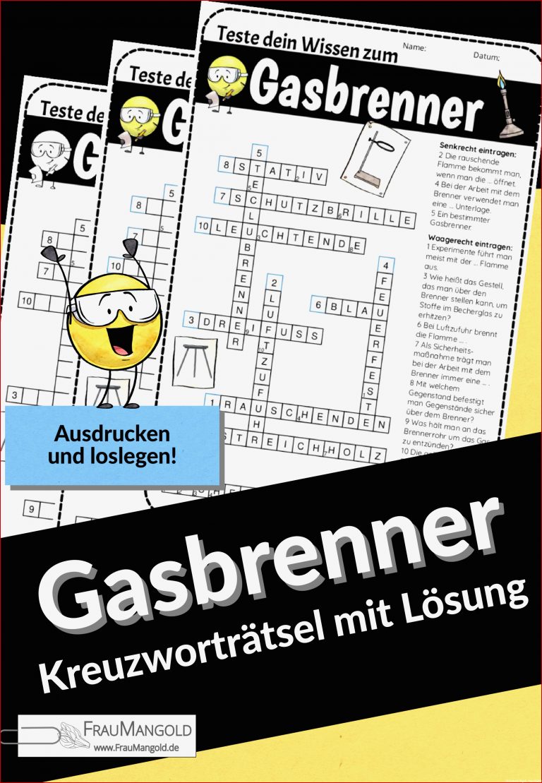 Gasbrenner Kreuzworträtsel Teclubrenner Bunsenbrenner