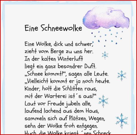 Gedicht Klasse 6