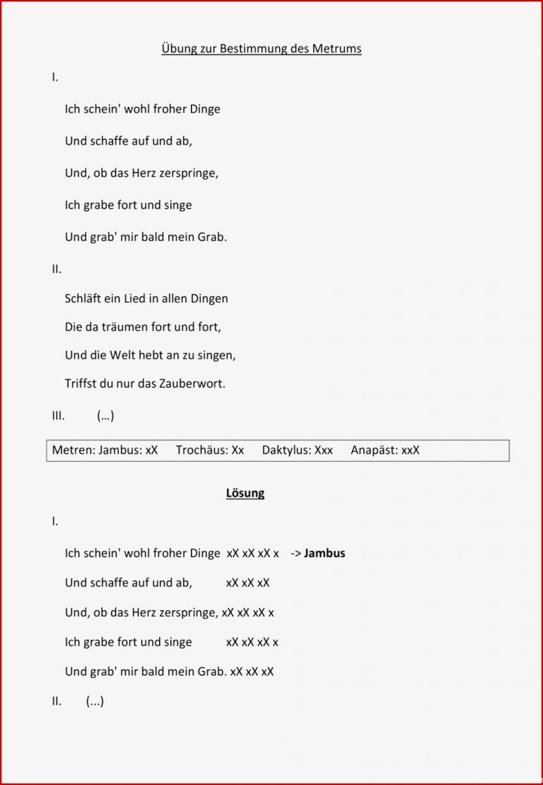 Gedichte Analysieren Klasse 6 Arbeitsblatt Nathan