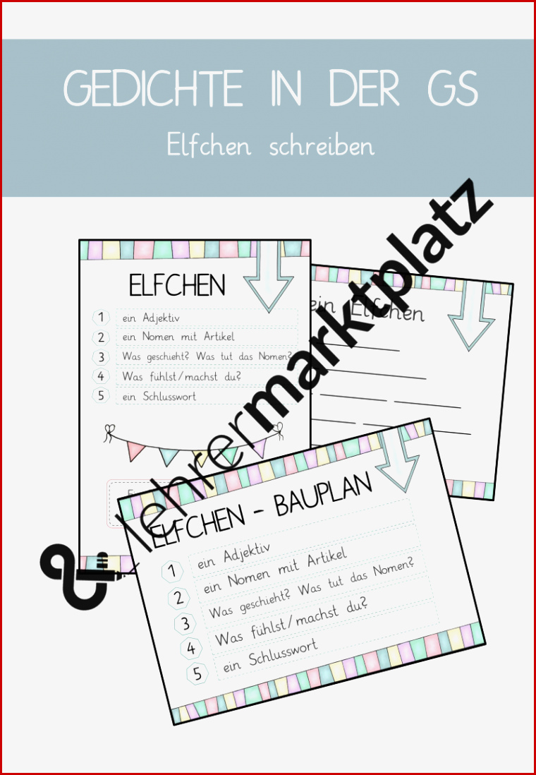 Gedichte Klasse 5 Unterrichtsmaterial