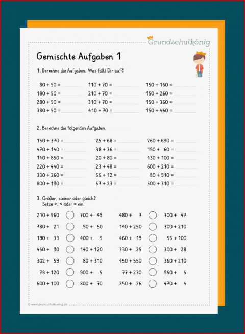 Gemischte Aufgaben Ad Ren Subtrahieren Im Zahlenraum 1000