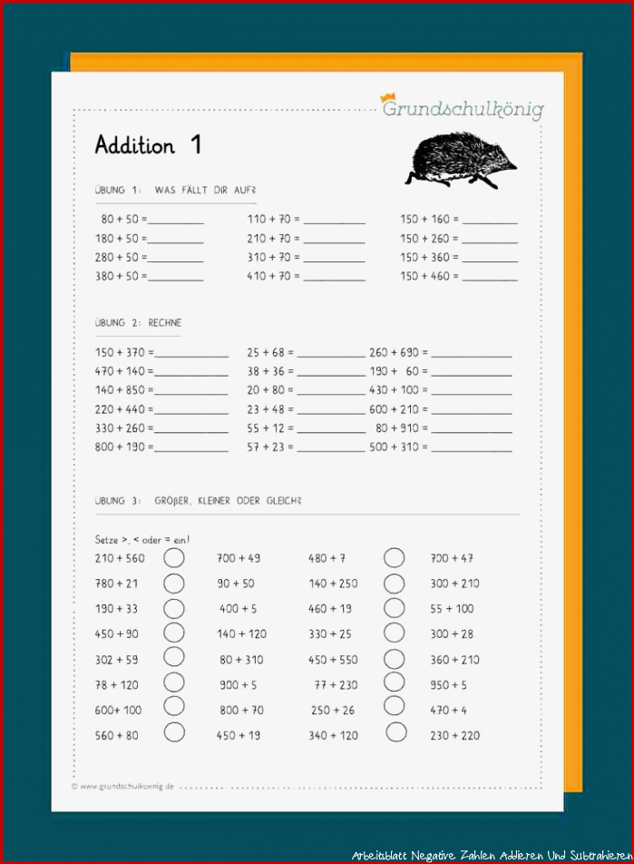 Gemischte Aufgaben Ad ren Subtrahieren im Zahlenraum