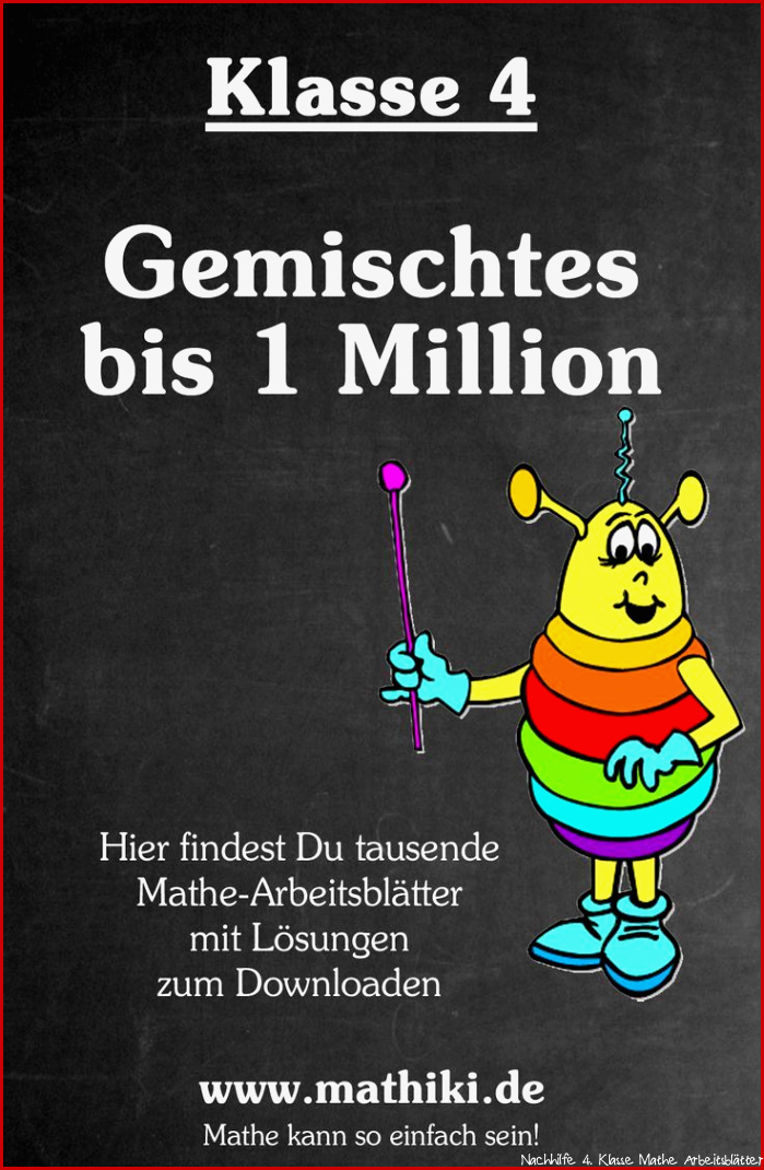 Gemischtes bis 1 Million Klasse 4