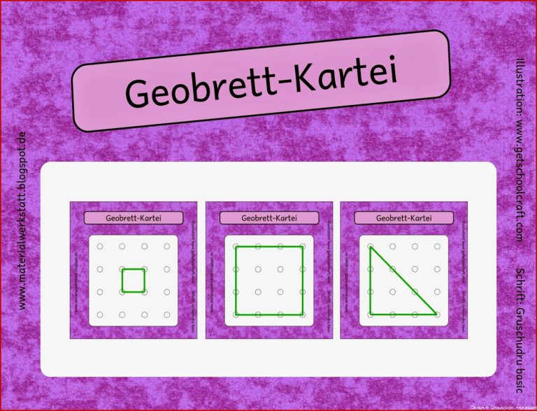 Geobrett Kartei