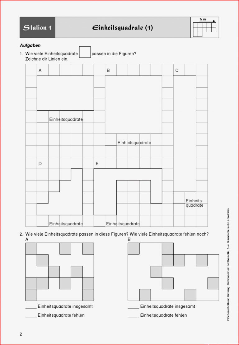 Geometrie · Arbeitsblätter · Grundschule · Lehrerbüro