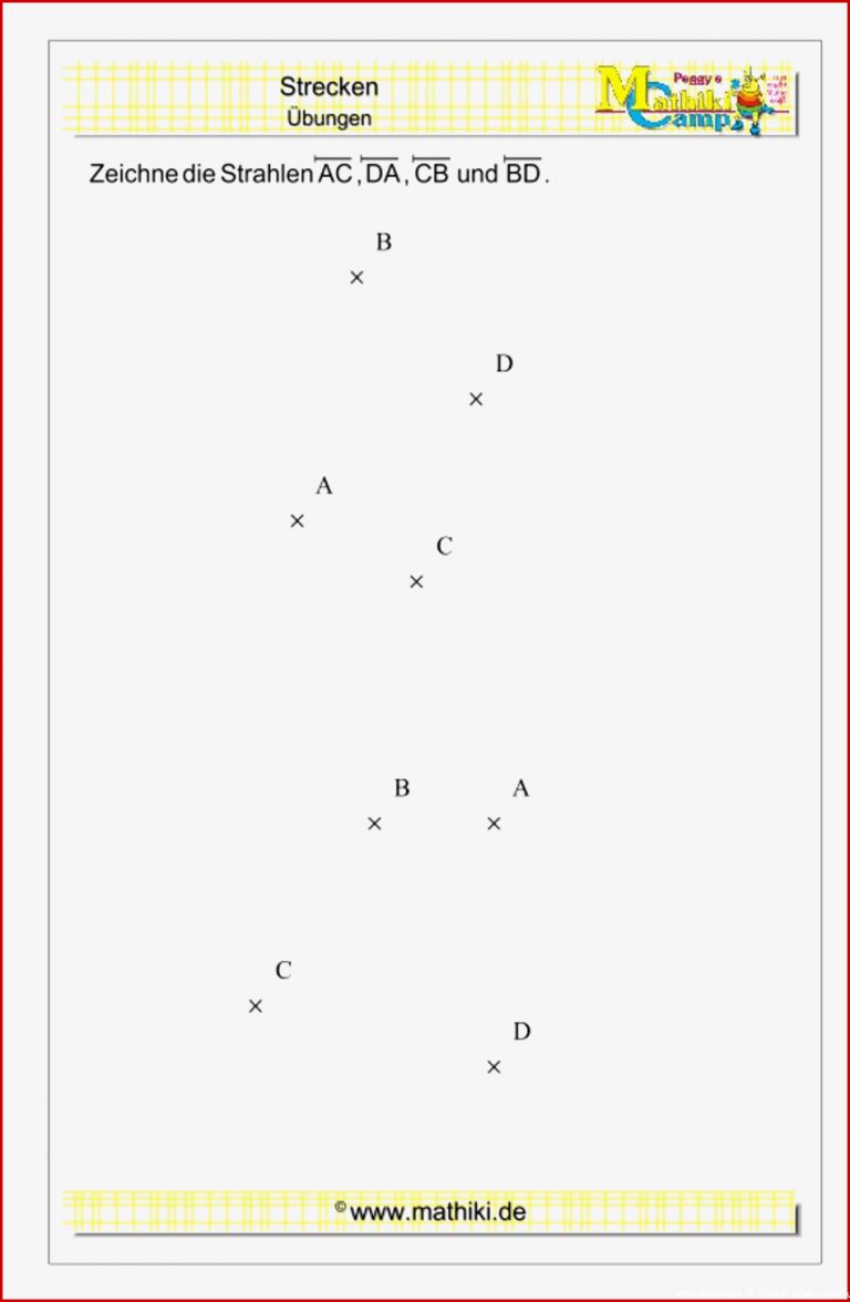 Geometrie Klasse 6 Arbeitsblätter Worksheets