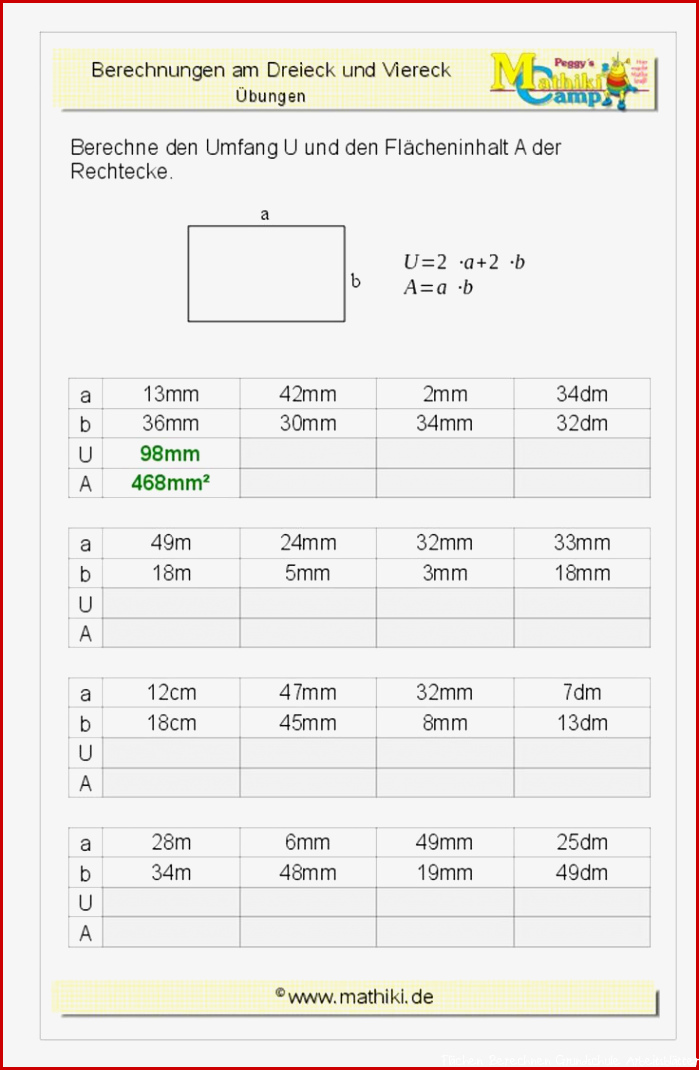 Geometrie Klasse 7 Arbeitsblätter Worksheets