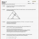 Geometrie Klassenarbeit Klasse 7 Dreiecke Ssw Sws Wsw