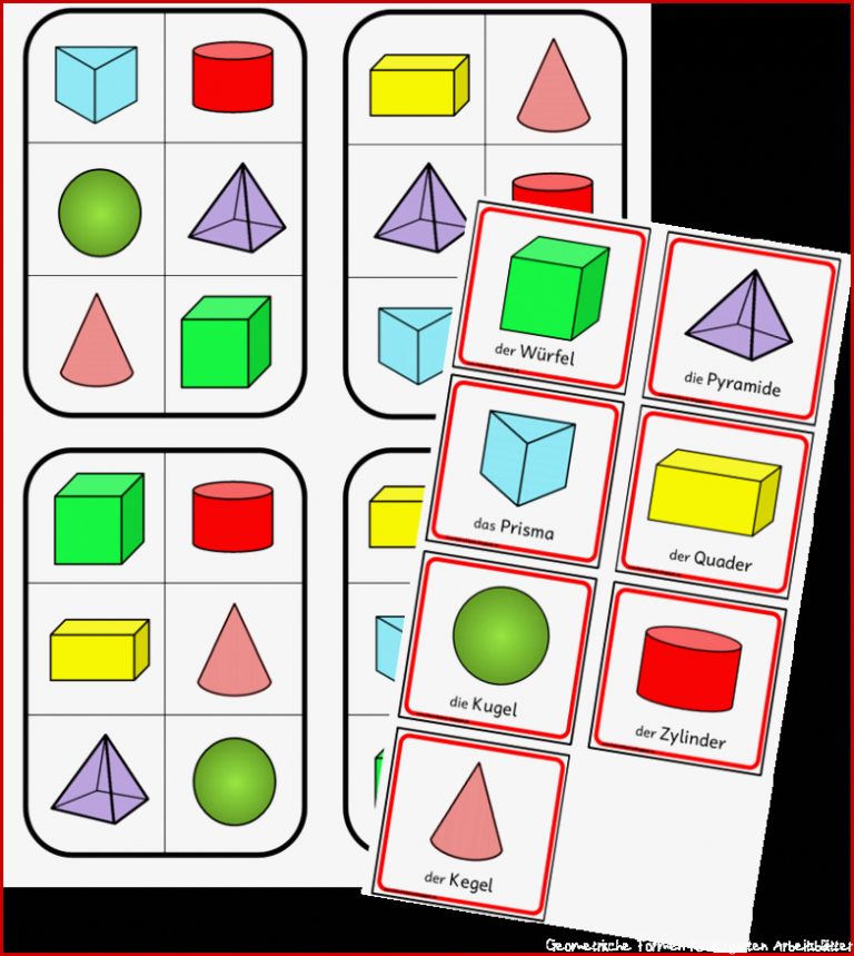 Geometrie Körper Klatschspiel